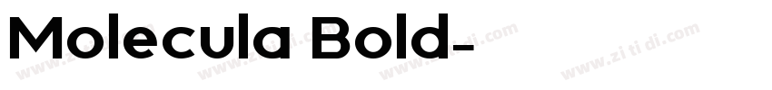 Molecula Bold字体转换